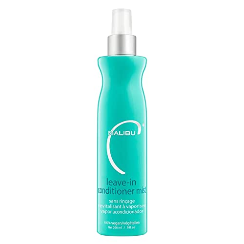 Malibu C Leave-In Conditioner Mist - Moisturizes, Protects Color, Detangles - 9oz