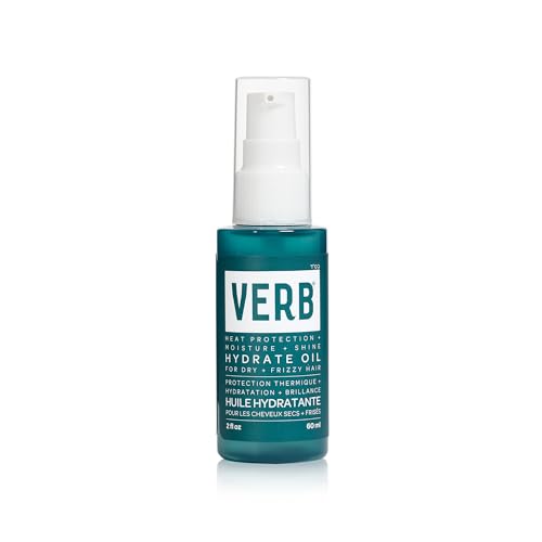 VERB® Hydrate Oil - Moisture Lock, Frizz Control, Heat Protection up to 450°F - 2 oz