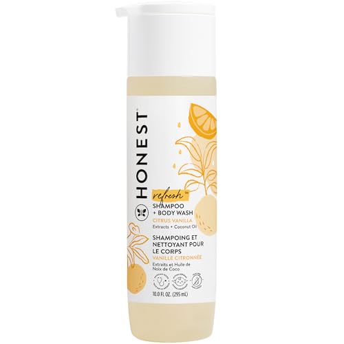 The Honest Company Kids 2-in-1 Shampoo & Body Wash - Gentle, Tear-Free, Naturally Derived - 10 fl oz