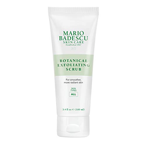 Mario Badescu Face Scrub - Hydrating Exfoliation with Ivory Palm Seeds & Green Tea - 3.4 Fl Oz