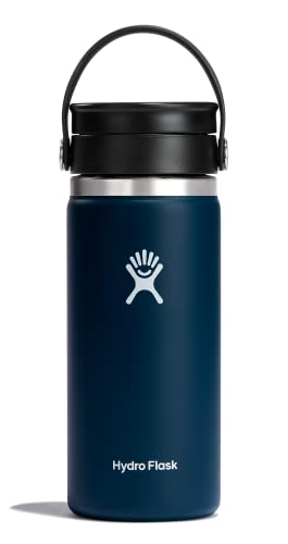 Hydro Flask Wide Mouth Water Bottle - Leakproof, Insulated for Hot & Cold Drinks - 16 Oz