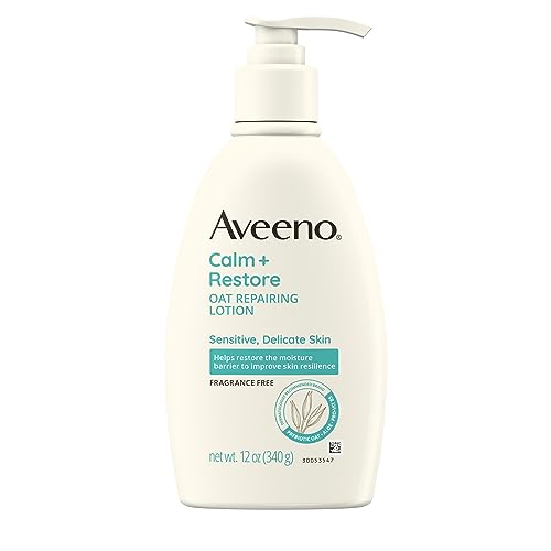 Aveeno Body Lotion - Moisture Barrier Restorer with Prebiotic Oat, Aloe & B5 - 12oz