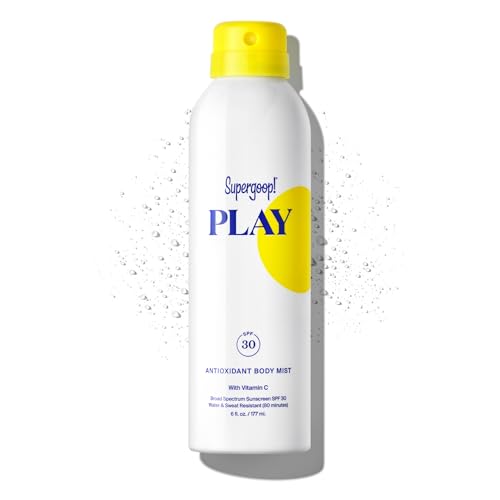 Supergoop! PLAY SPF 30 Sunscreen Mist - UVA/UVB Protection, Nourishing Formula - 6 fl oz