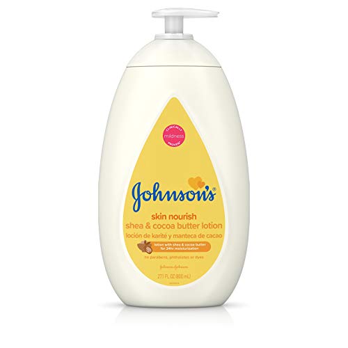 Johnson's Baby Lotion - Gentle Hydration with Shea & Cocoa Butter, Hypoallergenic - 27.1 fl. oz