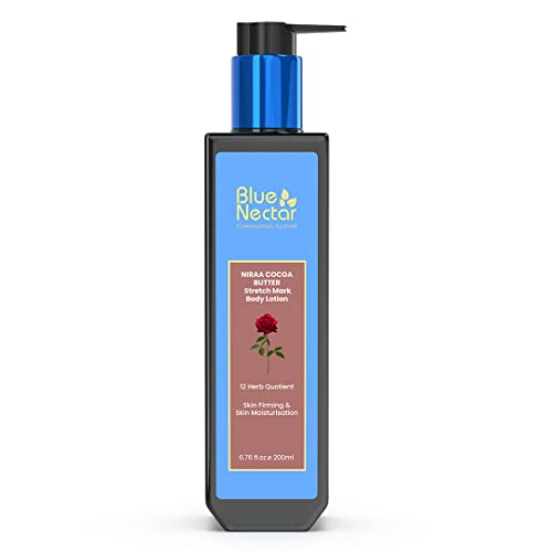 Blue Nectar Body Lotion - Deep Moisture, Natural Butters & Herbs for Stretch Marks - 6.76 fl oz