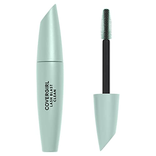 CoverGirl Lash Blast Clean Volume Mascara - 10x Volume, Vegan Formula, Cruelty-Free - Black Brown