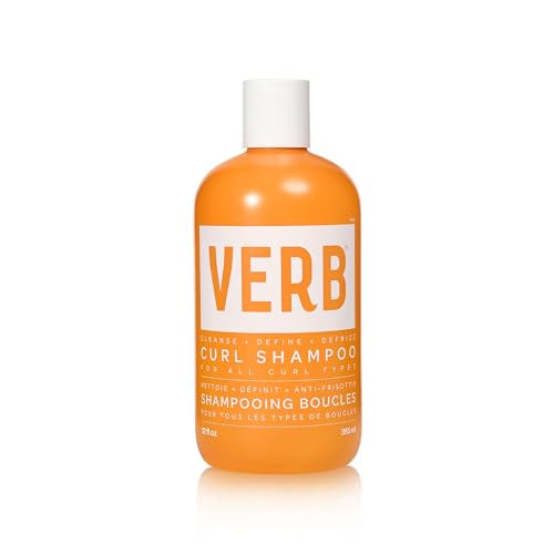 VERB Curl Shampoo - Enhances Manageability, Reduces Frizz, Vegan - 12 fl oz