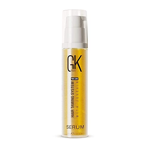 GK HAIR Argan Oil Hair Serum - Restores Shine, Hydrates, Protects & Tames Frizz - 0.34 Fl Oz