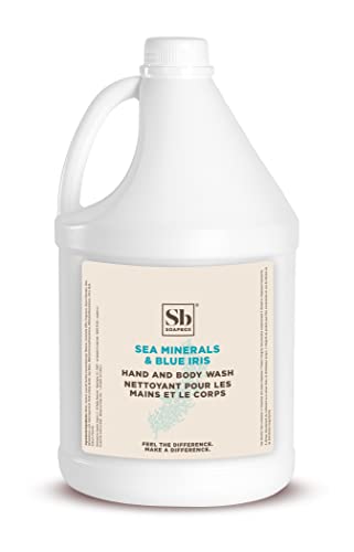 Soapbox Hand Soap Refill - Moisturizing, Vegan Formula with Sea Minerals, 128oz