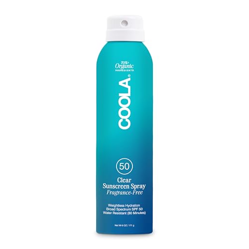 COOLA Organic Sunscreen SPF 50 - Broad Spectrum, Hydrating, Vegan, Gluten Free - 6 Fl Oz