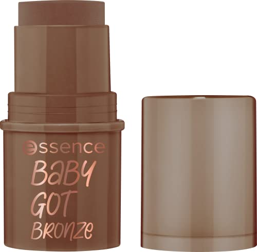 essence Baby Got Bronze Cream Bronzer Stick - Easy Blend, Vegan, Cruelty-Free - 30g Mocha Me Crazy