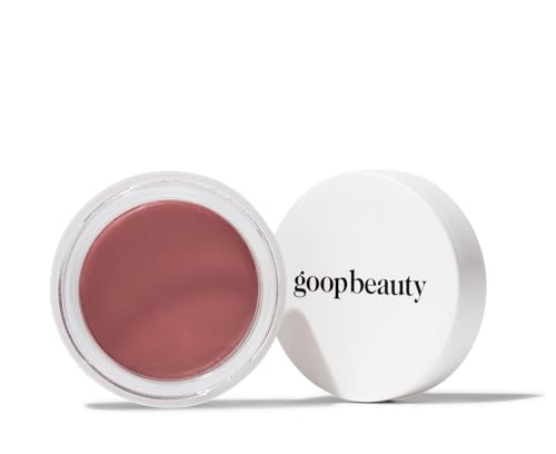 goop Beauty Lip & Cheek Stain - Translucent Color, Vitamin C & E, Paraben Free - Sheer Mauve, 0.5oz