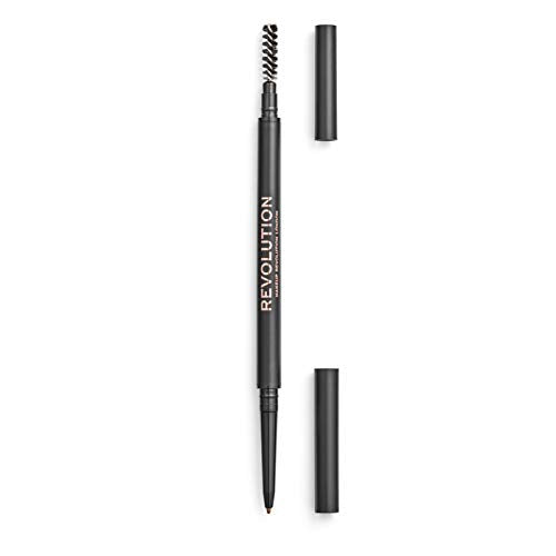 Revolution Beauty Brow Pen - Precise Application, Vegan & Cruelty-Free - Dark Brown, 0.001 Oz