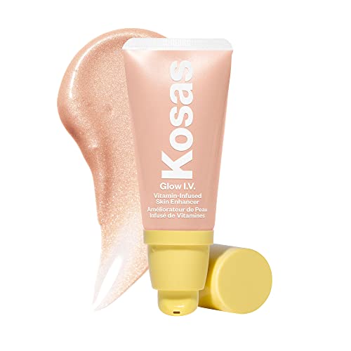 Kosas Glow I.V. Vitamin-Infused Highlighter - Hydrating, Brightening Formula - Spark