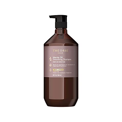 Theorie Smoothing Shampoo - Frizz Control, Nourishing Marula & Sea Buckthorn Oils - 800 ML