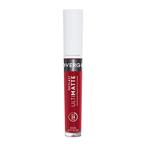 COVERGIRL Outlast Ultimatte Liquid Lip Color - Intense Matte, 24-Hour Wear, Vegan, 0.12oz