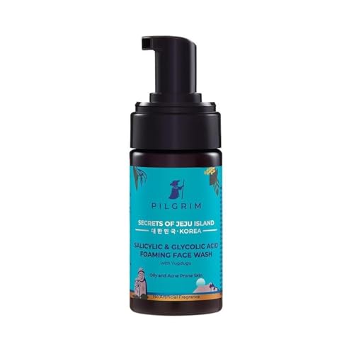 Pilgrim Korean Face Wash - Reduces Breakouts & Blackheads, Salicylic Acid & Yugdugu - 4.06 Fl Oz