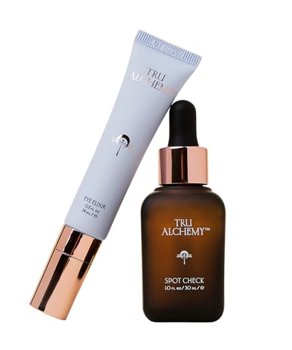 Tru Alchemy Brightening Skin Cream & Eye Elixir - Luminous, Even-Toned Skin - 2oz Bundle