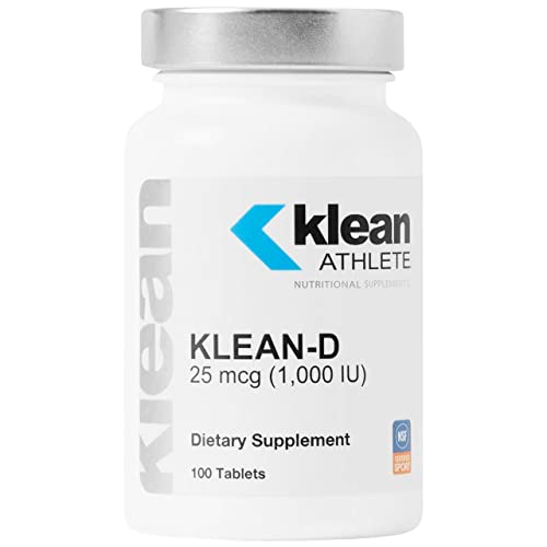 Klean ATHLETE Vitamin D3 - Supports Immune Function & Muscle Recovery, NSF Certified - 100 Tablets