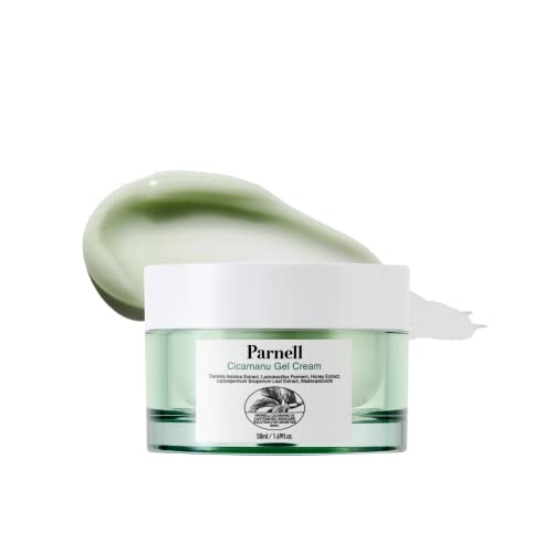 Parnell Cicamanu Gel Cream - Hydrating & Soothing for Sensitive Skin, 1.69 Fl Oz / 75ml