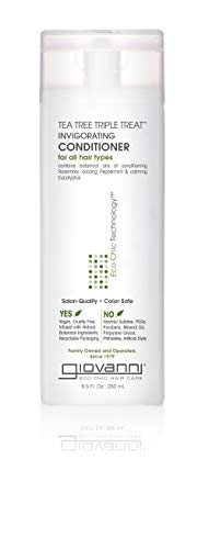 GIOVANNI Tea Tree Triple Treat Conditioner - Nourishes Scalp, Vegan & Cruelty-Free - 8.5 oz