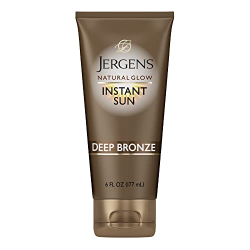 Jergens Self Tanner - Streak-Free, Moisturizing with Coconut Oil, Deep Bronze - 6oz