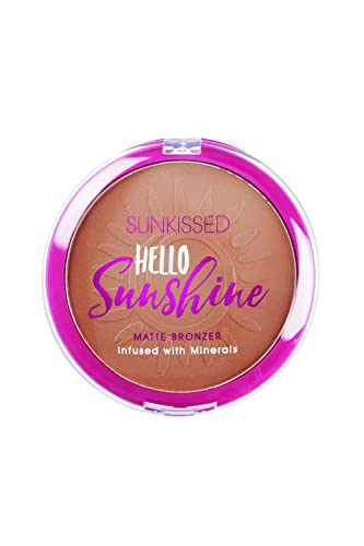 Sunkissed Hello Sunshine Matte Bronzer - Vegan, Cruelty-Free, UK Designed - 10g