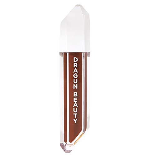 DRAGUN BEAUTY Matte Liquid Lipstick - Hydrating Dark Chocolate, Vegan, Cruelty Free - 0.15oz