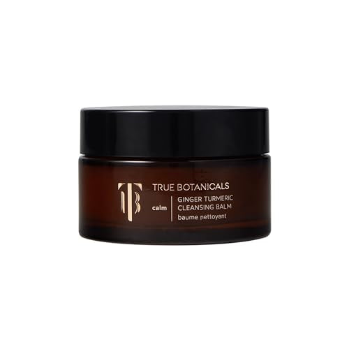 True Botanicals CALM Ginger Turmeric Cleansing Balm - Nourishes, Protects Skin, 3.4 oz