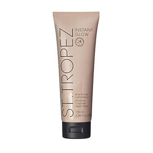 St.Tropez Body Bronzer - Instant Glow, Smudge-Proof, Vegan, Dermatologically Approved - 3.4 Fl Oz