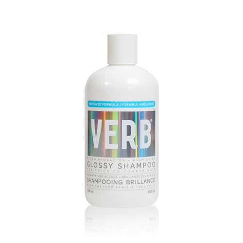 VERB Glossy Shampoo - Deep Hydration, Enhanced Shine, Vegan & Cruelty-Free - 12 fl oz