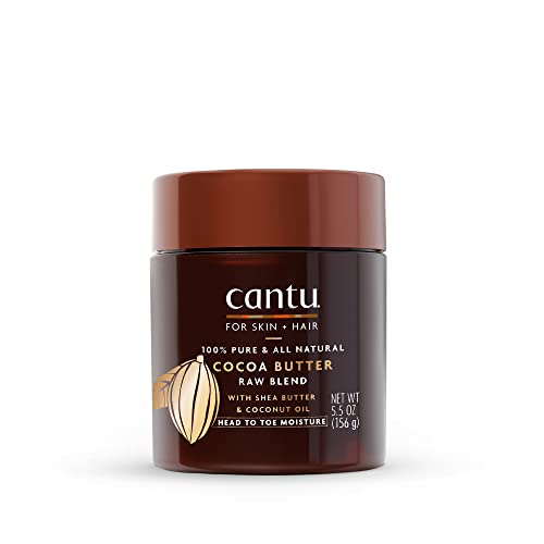 Cantu Skin Therapy Body Butter - Ultra-Hydrating, 100% Pure Cocoa & Shea Butters - 5.5oz