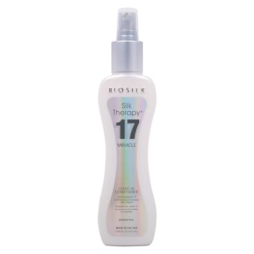 BioSilk Leave-In Hair Conditioner - Reconstructs Dry & Damaged Hair, Cruelty-Free - 5.64 Oz