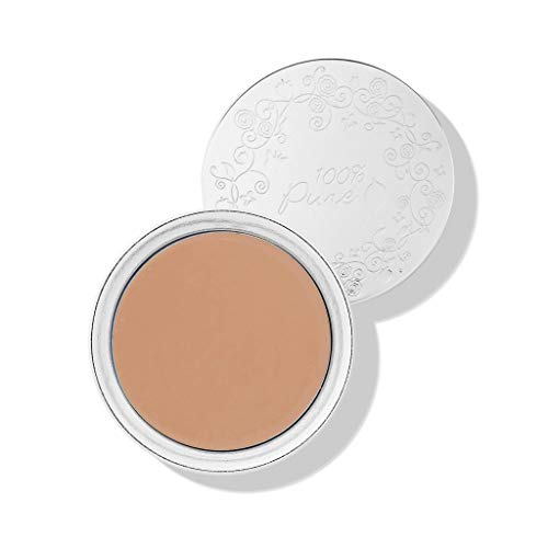 100% PURE Cream Concealer - Hydrating Matte Finish, Vegan Fruit Pigmented, Golden Peach - 0.32oz