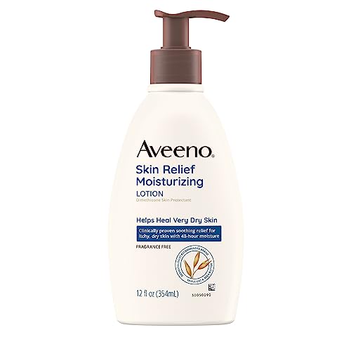 Aveeno Moisturizer - Clinically Proven Relief for Itchy, Dry Skin, Natural Shea Butter - 12 fl oz