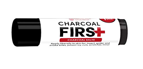 Charcoal House Activated Charcoal Salve - Soothes Cuts, Burns & Itches, 100% Natural - 0.15oz