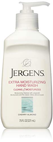 Jergens Hand Soap - Moisturizing Cherry Almond, Made in USA, 7.5 Fl Oz