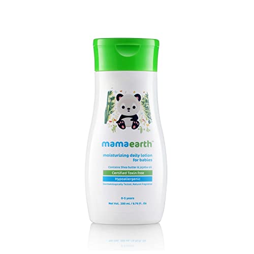 Mamaearth Baby Body Lotion - Deep Nourishment with Shea & Jojoba Oil, Toxin-Free - 6.76 Fl Oz