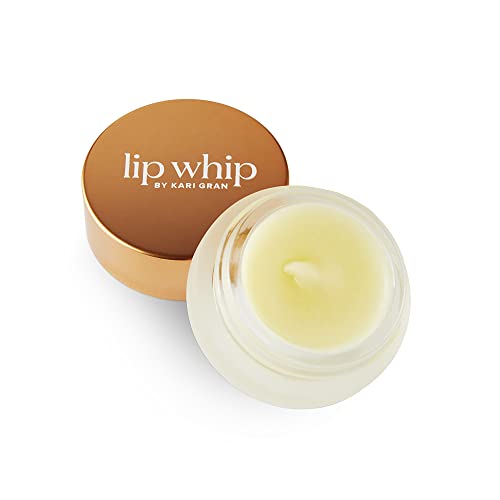 Kari Gran Lip Whip - Hydrating Lip Balm with Organic Oils, Glossy Peppermint Sheen - 0.15oz