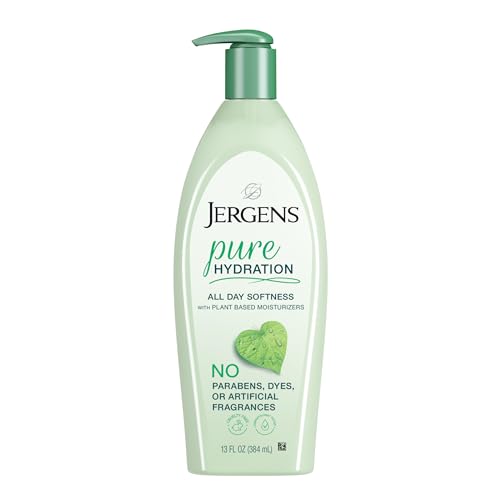 Jergens Pure Hydration Body Lotion - 24hr Moisture, Plant-Based, Paraben & Cruelty Free - 13oz