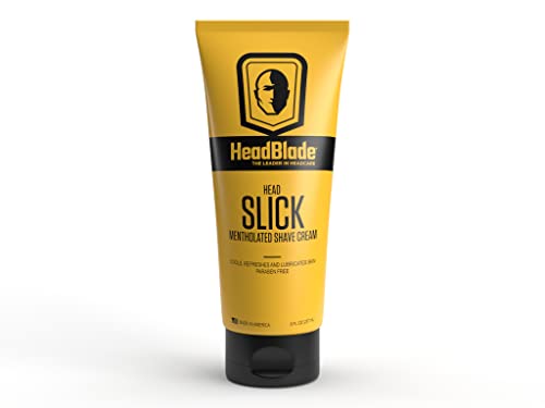 HeadBlade HeadSlick Shave Cream - Smooth Head Shaving, Soothes Irritation - 8 oz