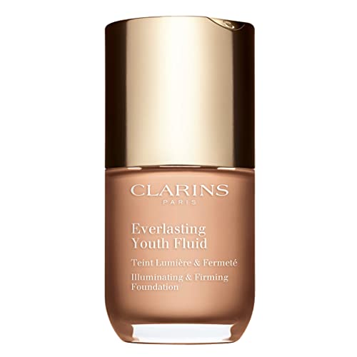 Clarins Everlasting Youth Fluid Foundation - Hydrating, Firming, Satin Finish - 1 Fl Oz