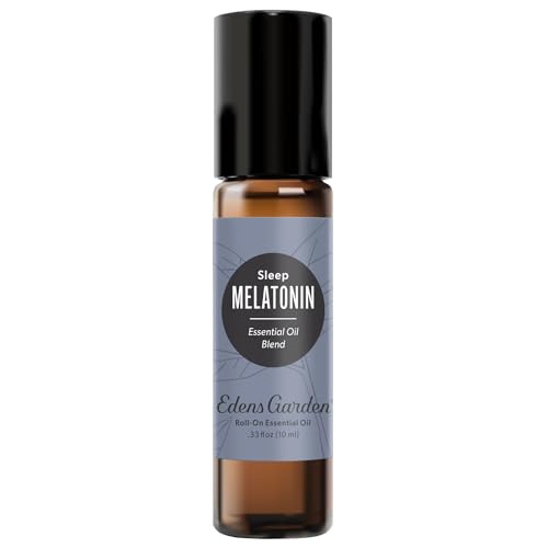 Edens Garden Melatonin Sleep Essential Oil Roll-On - Natural Relaxation Aid, Skin Safe - 10ml