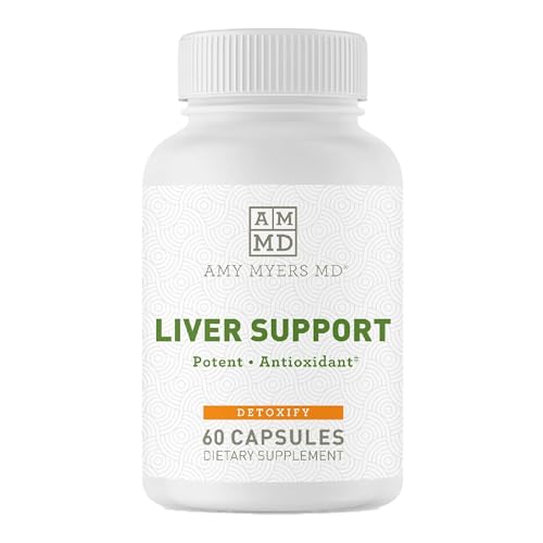 Dr. Amy Myers Liver Support Supplement - Antioxidant Blend for Optimal Function - 60 Capsules