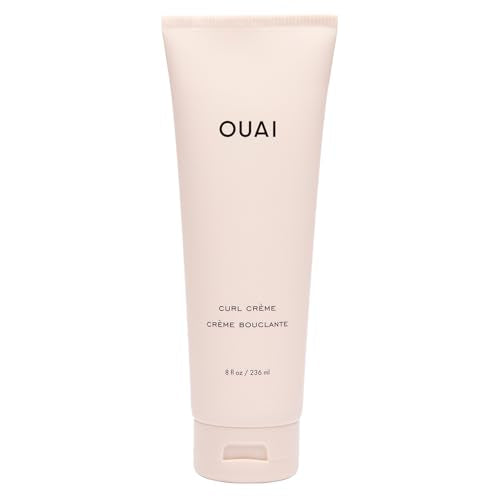 OUAI Curl Cream - Defines Curls, Frizz Control, Hydration - Babassu & Coconut Oil - 8 Fl Oz