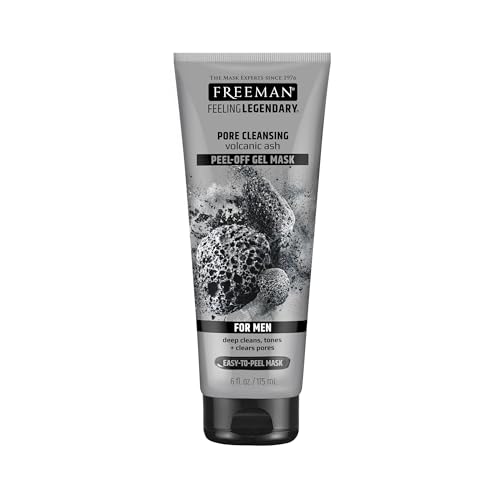 FREEMAN Face Mask - Deep Cleansing with Volcanic Ash & Charcoal, Non-Drying - 6 fl. oz.