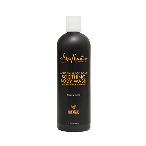 SheaMoisture Body Wash - Gently Cleanses Blemish-Prone Skin, Paraben Free - 13 Fl Oz