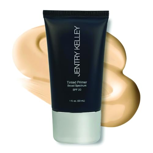 JENTRY KELLEY TINTED PRIMER SPF 20 - Oil-Free, Medium Sheer Coverage, Light - 1.0 oz