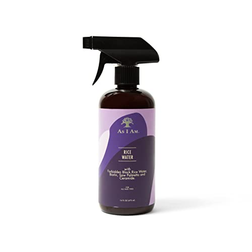 As I Am Hair Growth Spray - Promotes Healthy Hair, Biotin & Black Rice, 16oz, Vegan & Cruelty-Free