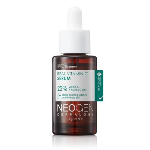 DERMALOGY by NEOGEN Real Vitamin C Face Serum - Brightens, Revitalizes, Vegan - 1.12 oz